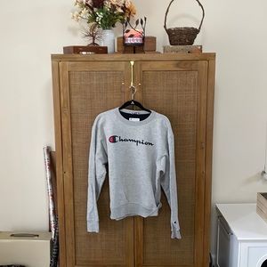 Grey champion sweatshirt